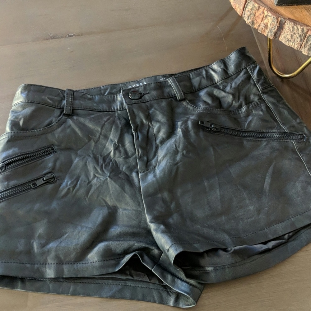 Guess Leather Shorts